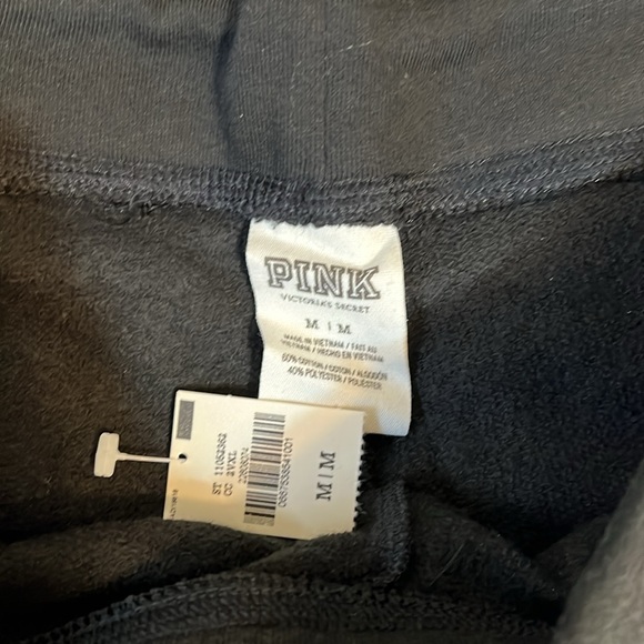 PINK Victoria’s Secret Medium Sequin Bling Short Shorts Black Silver - Picture 5 of 6